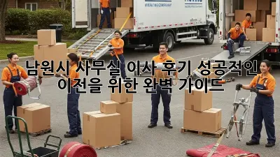 남원시 사무실 이사 후기: 성공적인 이전을 위한 완벽 가이드